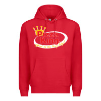 Red pizza king cowboy Premium Hoodie - linhVisuals