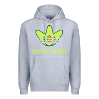 Heather Grey newavocado originals three stripes Premium Hoodie - linhVisuals