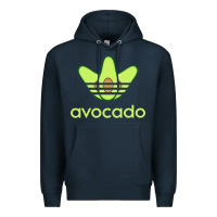 Navy newavocado originals three stripes Premium Hoodie - linhVisuals