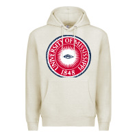 Oatmeal Heather university of mississippi seal Premium Hoodie - linhVisuals