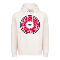 Pale Pink university of mississippi seal Premium Hoodie - linhVisuals