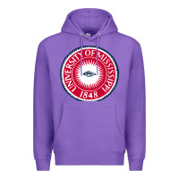 Purple university of mississippi seal Premium Hoodie - linhVisuals