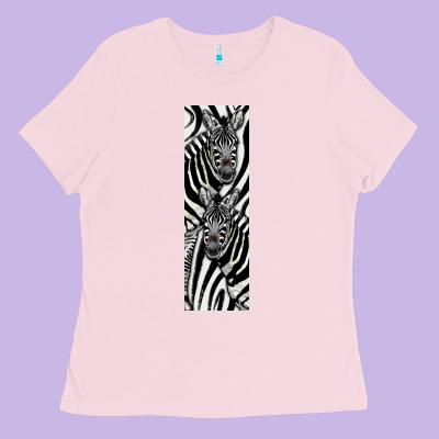 Zebra Ladies Tee Designed By Lillyallendesigns