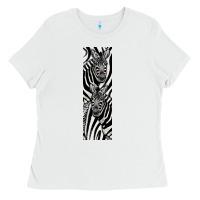 White Zebra Ladies Tee - LillyAllenDesigns