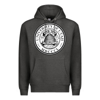 Charcoal Heather university of utah seal Premium Hoodie - linhVisuals