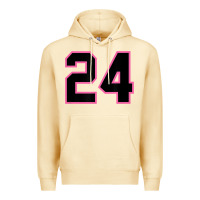 Pina Colada number 24 sports jersey athlete fan pink black lucky number t shirt Premium Hoodie - linhVisuals