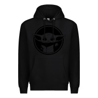 Black newbaby yoda 01 Premium Hoodie - linhVisuals