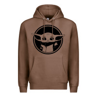 Chestnut newbaby yoda 01 Premium Hoodie - linhVisuals