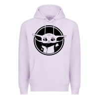 Lilac newbaby yoda 01 Premium Hoodie - linhVisuals