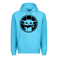Ocean Blue newbaby yoda 01 Premium Hoodie - linhVisuals
