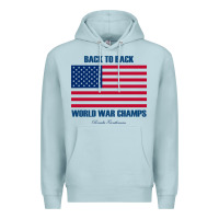 Blue Mist newback to back world war champs back Premium Hoodie - linhVisuals
