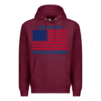 Burgundy newback to back world war champs back Premium Hoodie - linhVisuals