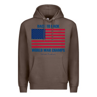 Coffee newback to back world war champs back Premium Hoodie - linhVisuals