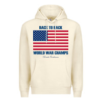 Sandshell newback to back world war champs back Premium Hoodie - linhVisuals