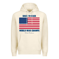 Tofu newback to back world war champs back Premium Hoodie - linhVisuals