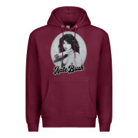 Burgundy kate bush legend song Premium Hoodie - linhVisuals