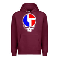 Burgundy the disco biscuits best Premium Hoodie - linhVisuals