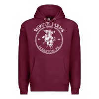 Burgundy shrute farms original Premium Hoodie - linhVisuals
