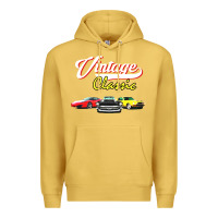 Antique Gold vintage classic oldies cars Premium Hoodie - linhVisuals