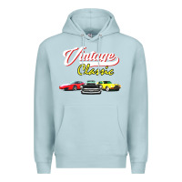 Blue Mist vintage classic oldies cars Premium Hoodie - linhVisuals