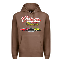 Chestnut vintage classic oldies cars Premium Hoodie - linhVisuals
