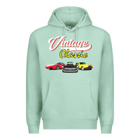 Seafoam vintage classic oldies cars Premium Hoodie - linhVisuals