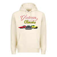 Tofu vintage classic oldies cars Premium Hoodie - linhVisuals