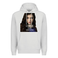Dove Grey Lorde Premium Hoodie - linhVisuals