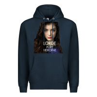 Navy Lorde Premium Hoodie - linhVisuals