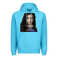 Ocean Blue Lorde Premium Hoodie - linhVisuals