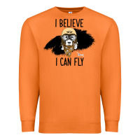 Carrot I Beleive I Can Fly, Dog, Premium Sweatshirt - Bettercallsaul