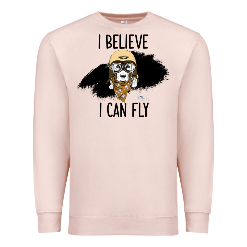 I Beleive I Can Fly, Dog, Premium Sweatshirt by Bettercallsaul | Teevron