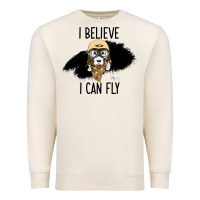 Sandshell I Beleive I Can Fly, Dog, Premium Sweatshirt - Bettercallsaul