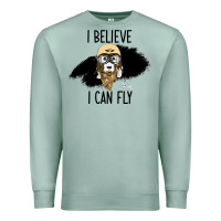 Seafoam I Beleive I Can Fly, Dog, Premium Sweatshirt - Bettercallsaul