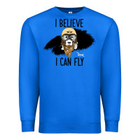 True Royal I Beleive I Can Fly, Dog, Premium Sweatshirt - Bettercallsaul