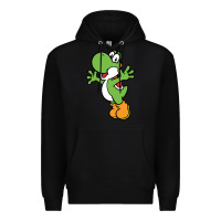 Black yoshi Premium Hoodie - linhVisuals