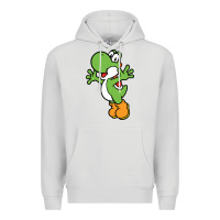 Dove Grey yoshi Premium Hoodie - linhVisuals