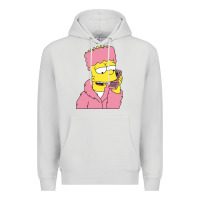 Dove Grey newbart simpson camron Premium Hoodie - linhVisuals