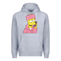 Heather Grey newbart simpson camron Premium Hoodie - linhVisuals