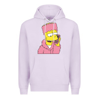 Lilac newbart simpson camron Premium Hoodie - linhVisuals