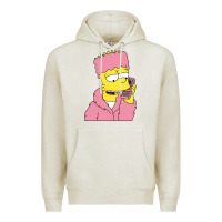 Oatmeal Heather newbart simpson camron Premium Hoodie - linhVisuals