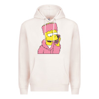 Pale Pink newbart simpson camron Premium Hoodie - linhVisuals