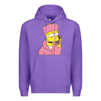 Purple newbart simpson camron Premium Hoodie - linhVisuals