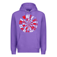 Purple White Stripes Premium Hoodie - linhVisuals