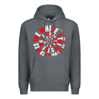Rock White Stripes Premium Hoodie - linhVisuals