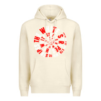 Sandshell White Stripes Premium Hoodie - linhVisuals
