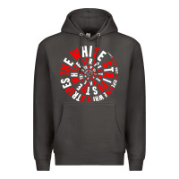Smoke White Stripes Premium Hoodie - linhVisuals