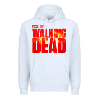 White the walking dead blood Premium Hoodie - linhVisuals