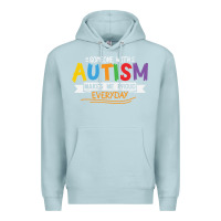 Blue Mist someone with autism makes me proud Premium Hoodie - linhVisuals