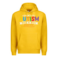 Lemon someone with autism makes me proud Premium Hoodie - linhVisuals
